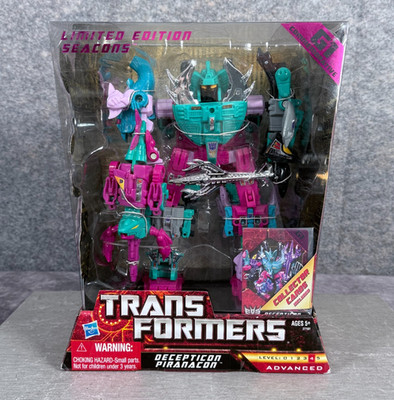 Transformers G1 Decepticon Piranacon - Limited Edition Seacons NEU Sealed  
