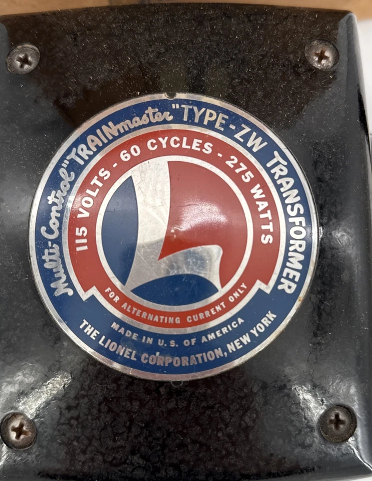 LIONEL TRAINMASTER MULTI-CONTROL ZW 275 WATTS TRANSFORMER ORIGINAL Nice Shape - Image 2 of 4