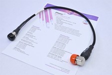 Megaphase 26.5 GHz N Male to N Right Angle RF Coaxial Cable Ultra Low Loss 22"