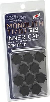KYO-EI Kics MONOLITH Inner Cap Resin M14 Black 20P CMF4K