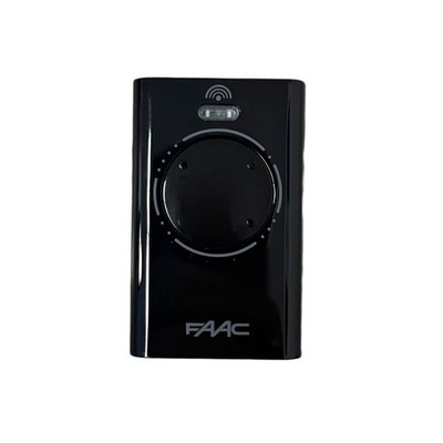 Fernbedienung FAAC Slh LR Schwarz 2 Kanäle XT4 868 MHZ Rolling Code 7870101