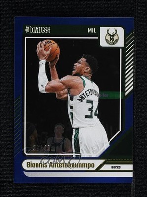 2024-25 Panini Donruss Choice Blue 36/49 Giannis Antetokounmpo #172 hs9