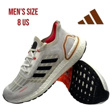 Adidas Ultraboost 20 White Black Gold Men’s Size 8 Running Shoes FW9771 Boost