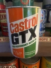 Vintage Castrol GTX Motor Oil Can FULL Racing Original Qt Sign Sinclair Rt Gas