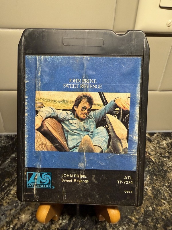 8 Track Tape - John Prine - “Sweet Revenge” - Tested.