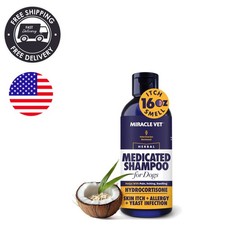 Comprehensive Dog Shampoo for Skin Issues - Anti-Fungal, Itch Relief 16 oz