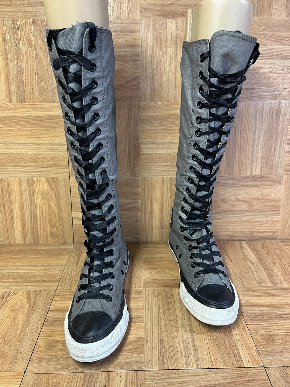 RARE🔥 6.5 - Converse Chuck Taylor All Star XXHI Hi Boot Black Tall Canvas Boot image 3