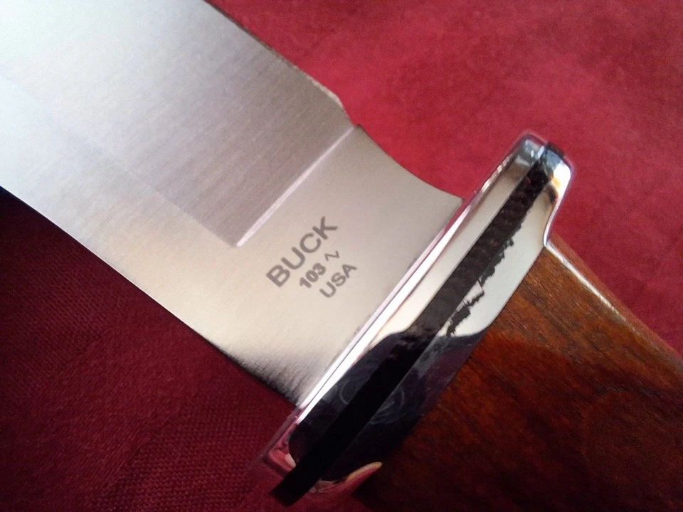 Buck 103 Knife Skinner Heritage Dymalux Cocobolo D2 ToolSteel Blade Discontinued - Image 2 of 4