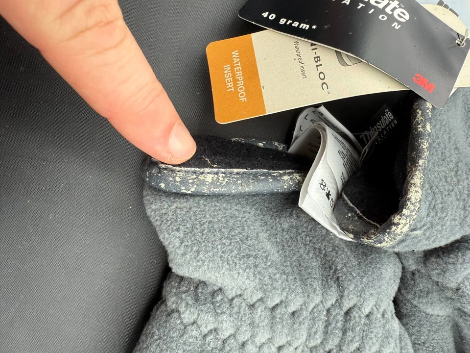 Guantes Columbia Squall Peak Para Hombres Grandes Gris Grafito Omni-Bloc Aislante Nuevos con Etiquetas Foto 3 de 4