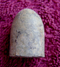 DUG CIVIL WAR DROPPED CONFEDERATE TOWER ENFIELD BULLET (PORT HUDSON)