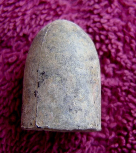 DUG CIVIL WAR DROPPED CONFEDERATE TOWER ENFIELD BULLET (PORT HUDSON)