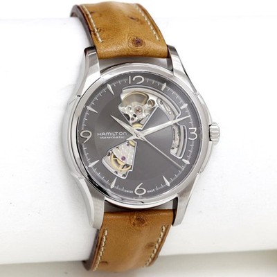 HAMILTON Jazzmaster Open Heart GMT H32565585 Automatic Gray Dial Men's Watch