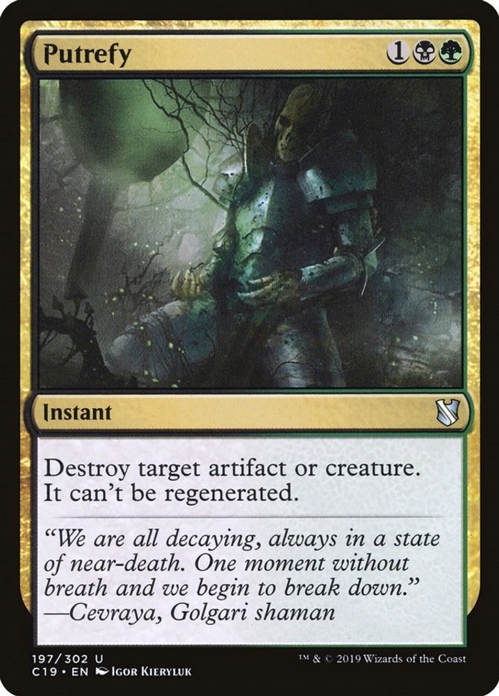 Putrefy Commander 2019 LP MTG
