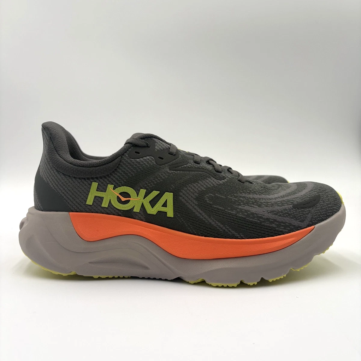 HOKA Arahi  6 Men’s Running Shoe Sz 11.5 Grey / Orange HOKA ONE ONE Men main image 3