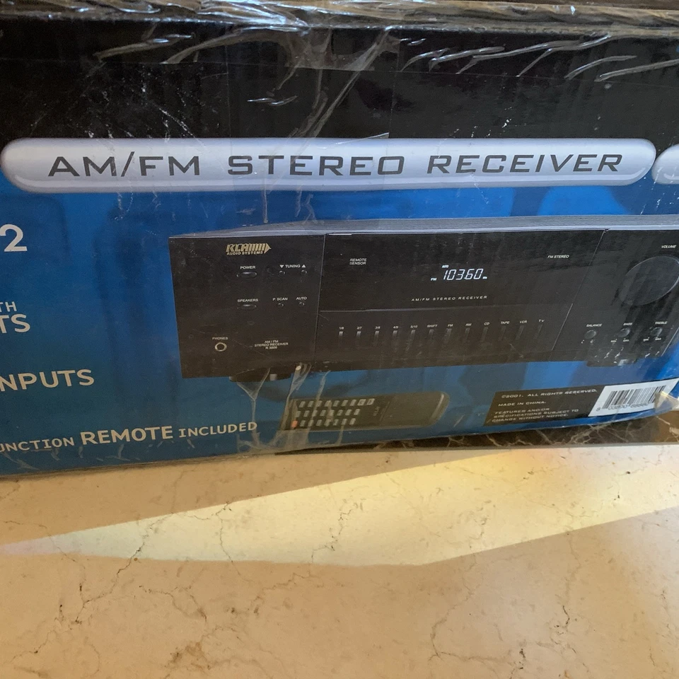 KLH R3100 Receiver HiFi Stereo AM/FM Tuner 2 Channel Amplifier System ..BrandNew - Image 4 of 4