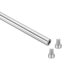 1Pcs Linear Motion Rod Shaft Guide, 8x200mm Chrome Plated End Linear Steel Rods