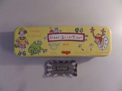 Stadt-Land-Fluß No.18 [Spiel]. HABA 2565. ACHTUNG! FÜR KINDER UNTER 3 JAHREN NIC