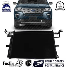 AC Condenser For 14-18 Police Interceptor Utility 3.5L 2011-2019 Ford Explorer