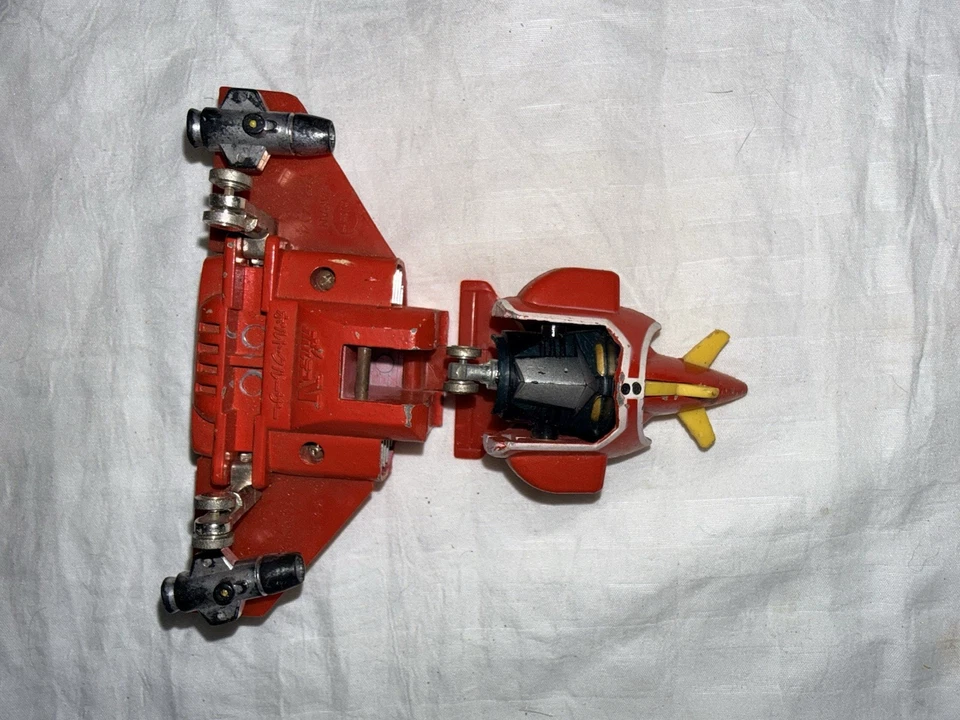 Popy PB-04 Voltes V Volt Crewzer V-1 Diecast 1977 Japão Chogokin Vintage - Imagem 4 de 4