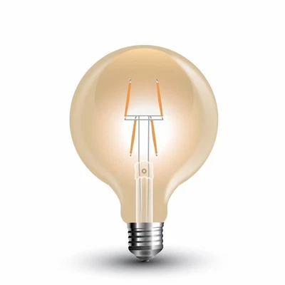 Ampoule LED 4W V-TAC Globo G80 Verre Ambre E27 VT-2004 - Photo 1/3