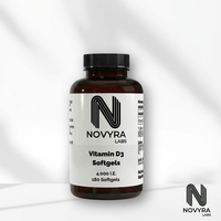 Vitamin D3 4000 Ie – 180 Softgels/Kapseln – Hochdosiert – Immunsystem – Novyra