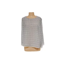 Max Studio White Polka Dot Blouse M