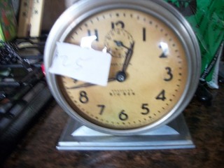 Working White Face Westclox Big Ben Antique Vintage Wind up Alarm Clock
