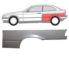 Für BMW 3er 3 E36 1991- 2000 2 Tür Radlauf reparatur blech Kotflügel COUPE/ L