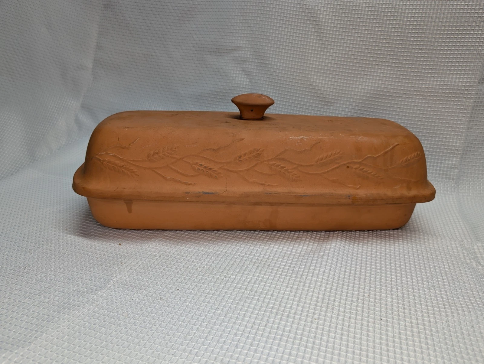 Terracotta Rectangle Loaf Pan with Lid, 15", Two-Piece Set
Opens in a new window or tab