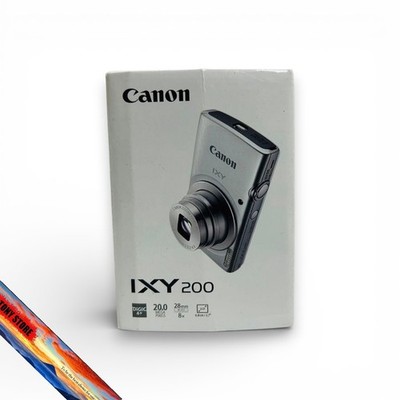 Canon PowerShot IXY 200 20MP Compact Digital Camera - Silver for