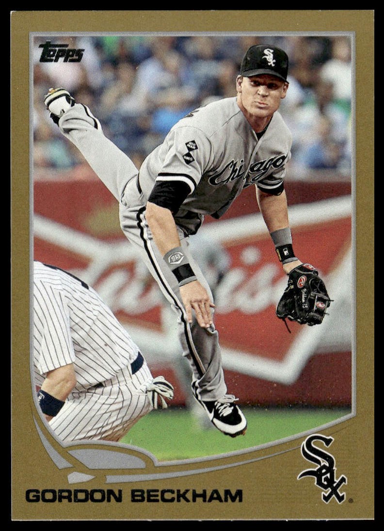 2013 Topps #215 Gordon Beckham SN Gold #/2013 Chicago White Sox NM+