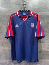 Vintage Umbro England 90's Soccer Jersey Shirt Size XL