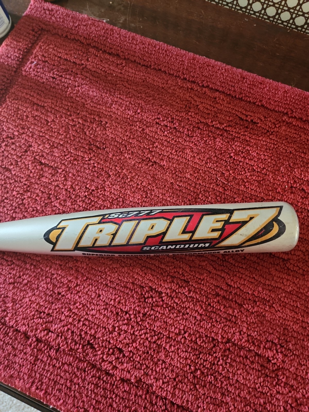 EASTON TRIPLE 7 Scandium Sc777 Max Barrel Baseball Bat 31”/18.5oz (12.5) 2 1/4 eBay