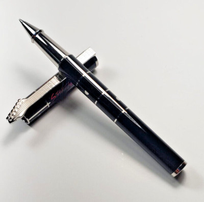 S.T. DUPONT ROLLING STONES BLACK LACQUER LIMITED EDITION ROLLERBALL PEN 142032
