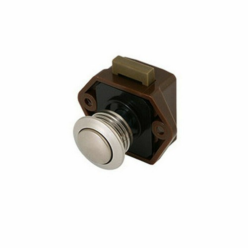 Push Button Catch Lock Cupboard Door Motorhome Cabinet Camper Caravan Latch Knob - Picture 12 of 17