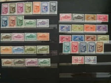 2151 FRENCH  REUNION SC# 181-220, 223   LIGHTLY MOUNTED MINT