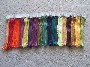 Weeks Dye Works Floss Color Chart