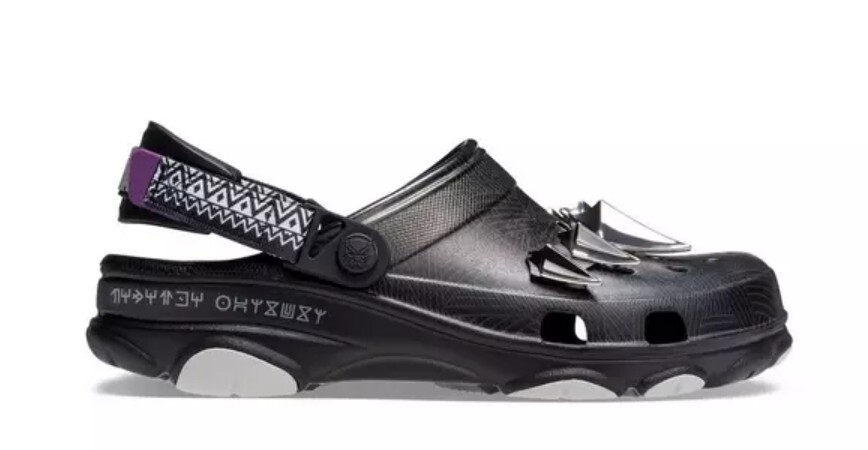 ???‍♂️ Crocs x Black Panther ??‍♂️? Crocs X Black Panther Wakanda Forever Clogs W10 M8 Marvel  main image 3
