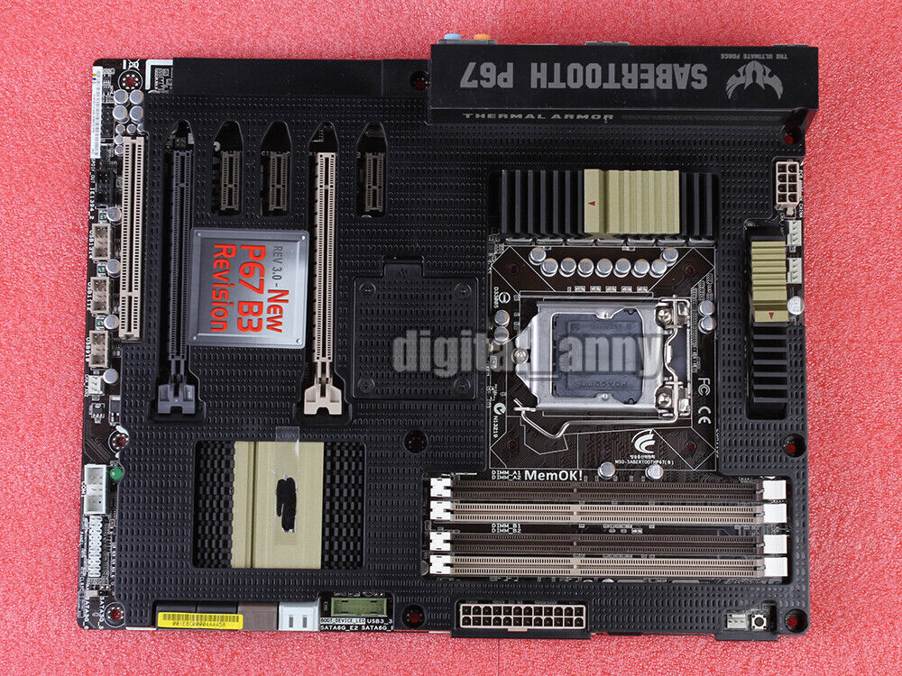 ASUS SABERTOOTH P67 Intel P67 Express LGA 1155 DDR3 Motherboard USB3.0