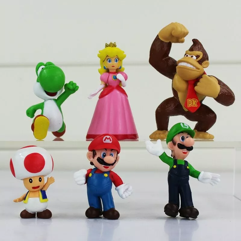 Super Mario Brothers Bowser Mario Luigi Toad Princess Yoshi Minifigure Set  of 10pcs – Brikzz