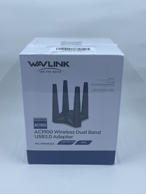Wavlink AC1900 WiFi Adapter Dual Band 2.4GHz/5GHz High Gain Antennas