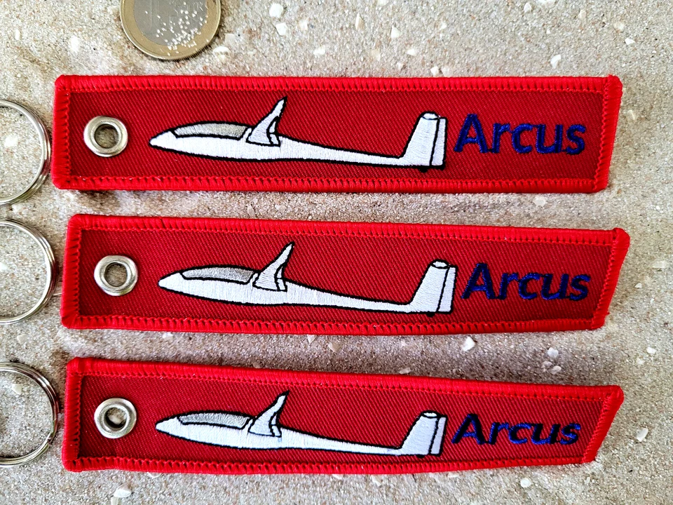 ARCUS Glider Segelflug  FLIGHT 2er SET Pilot Aviator REMOVE Avion Aircraft - Bild 2 von 2