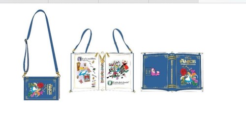 Loungefly Alice in Wonderland Convertible Crossbody Bag / Backpack & Wallet - Picture 12 of 12