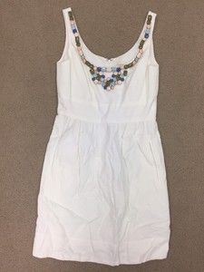 shoshanna white dress