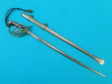  Vintage US Model 1902 Miniature Mini Officer's Sword w/ Scabbard