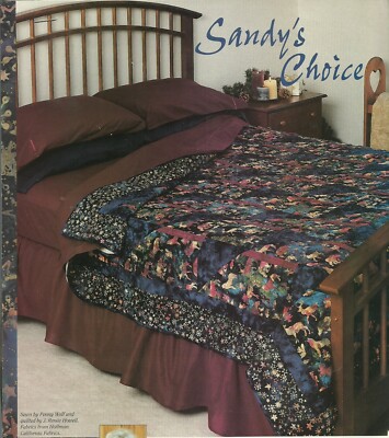 C0158  SANDY'S CHOICE QUILT PATTERN/INSTRUCTIONS