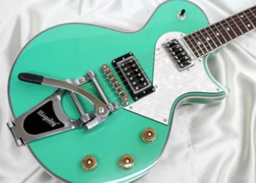 Fernandes Burny LS Vintage 2014 SFG Seafoam Green Mahogany Body Electric Guitar