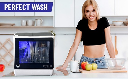portable countertop dishwasher with water tank, lave vaisselle portatif,dishwash - Picture 8 of 10