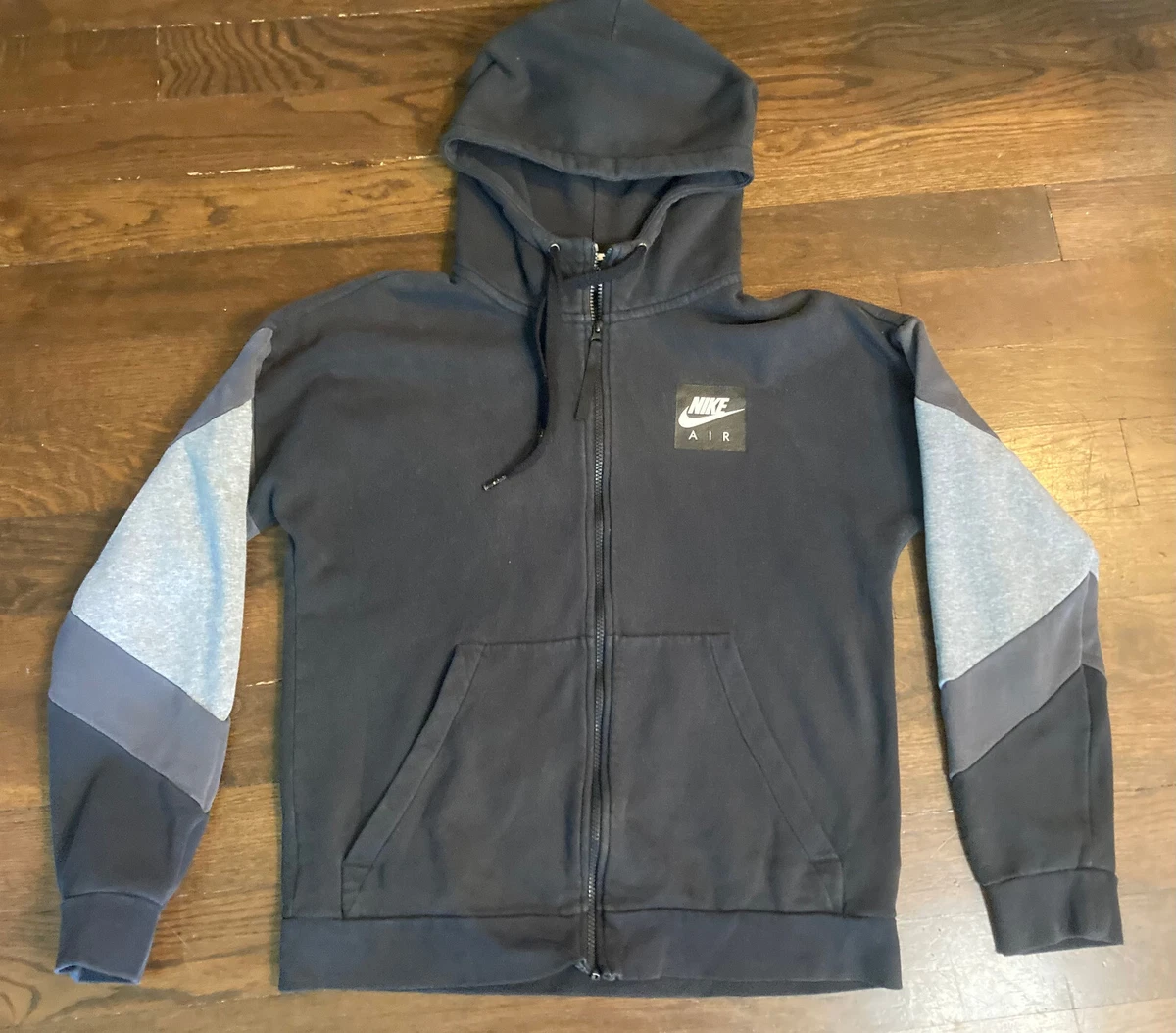 Nike Air Full Zip Hoodie Men Adult Medium Black CD9222 010