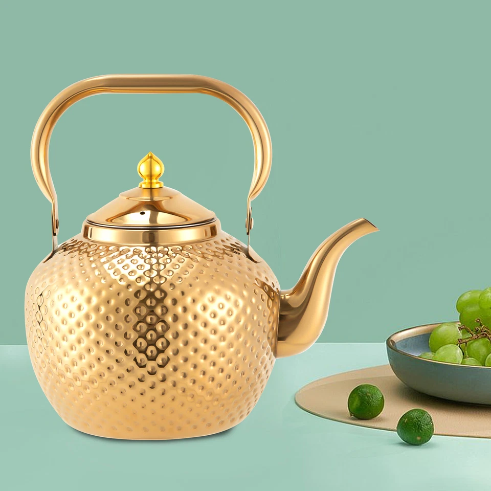 Stainless Steel Teapot with Strainer Insert & Tea Strainer Handle for Induction Cooker 2.0 Litre - Image 4 of 4